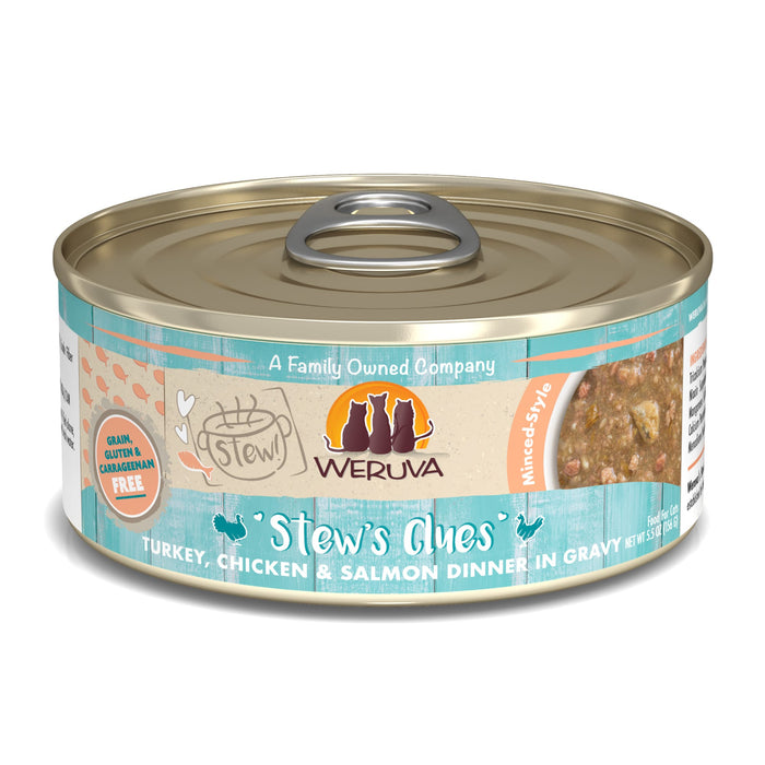 Weruva Stews Clues Canned Cat Food - 5.5 Oz - Case of 8
