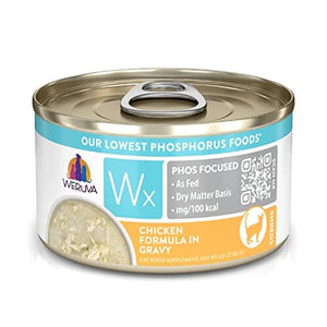 Weruva WX Chicken and Gravy Canned Cat Food - 3 Oz - Case of 12