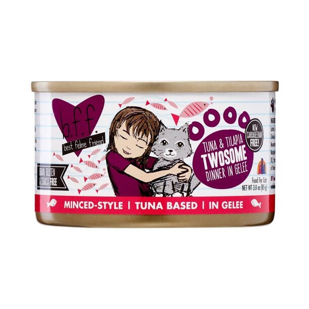 Weruva WX Tilapia and Tuna Canned Cat Food - 3 Oz - Case of 12