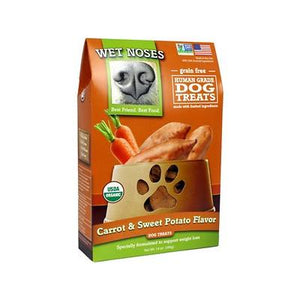 Wet Noses Treats Grain-Free Carrot & Sweet Potato Crunchy Dog Treats - 14 oz Box