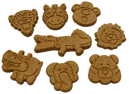Wet Noses Treats Howlin' Goodies Sweet Potato Jungle Animals BULK Crunchy Dog Treats - Case of 10 lb  