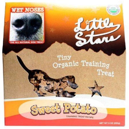 Wet Noses Treats Little Stars Training Treats Sweet Potato Crunchy Dog Treats - 9 oz Box  