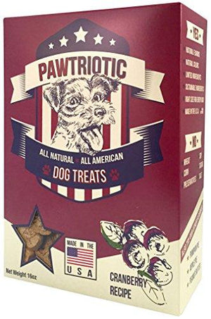 Wet Noses Treats Pawtriotic Treats Cranberry Crunchy Dog Treats - 16 oz Box