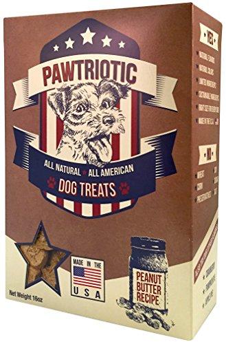 Wet Noses Treats Pawtriotic Treats Peanut Butter Crunchy Dog Treats - 16 oz Box  