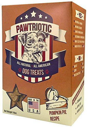 Wet Noses Treats Pawtriotic Treats Pumpkin Pie Crunchy Dog Treats - 16 oz Box