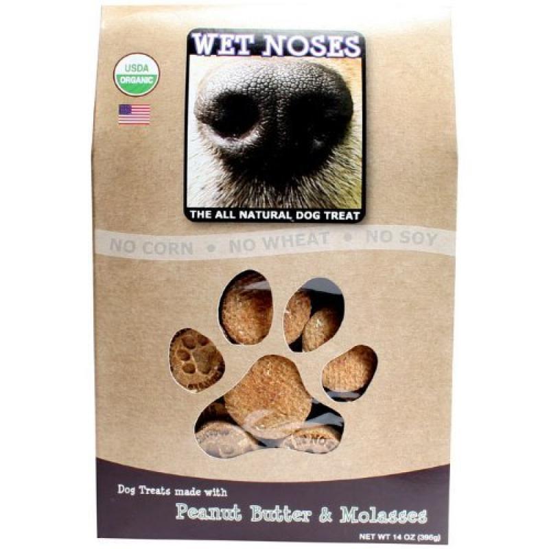 Wet Noses Treats Peanut Butter & Molasses Crunchy Dog Treats - 14 oz Box  