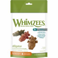 Whimzees Alligator Dental Dog Chews - Large - 12.7 Oz
