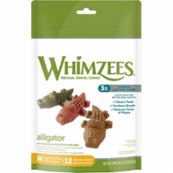 Whimzees Alligator Dental Dog Chews - Medium - 12.7 Oz