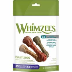 Whimzees Brushzee Dental Dog Chews - Extra Small - 12.7 Oz  