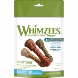 Whimzees Brushzee Dental Dog Treats - Small - 12.7 Oz