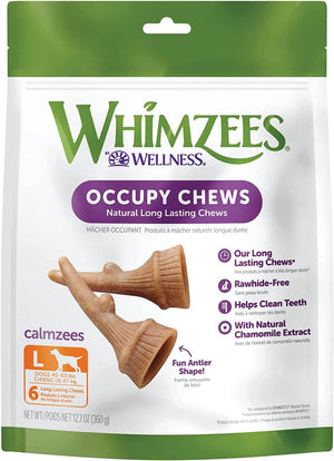 Whimzees Occupy Antler Value Bag Large Dog Chews - 12.7 Oz