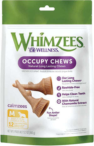 Whimzees Occupy Antler Value Bag Medium Dog Chews - 12.7 Oz