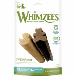 Whimzees Puppy Dental Dog Chews - Medium / Large - 7.4 Oz