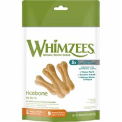 Whimzees Rice Bones Dental Dog Chews - 19 Oz