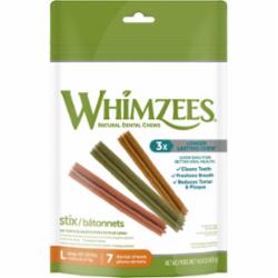 Whimzees STIX Dental Dog Chews - Large - 14.8 Oz  