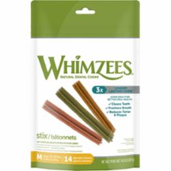 Whimzees STIX Dental Dog Chews - Medium - 14.8 Oz