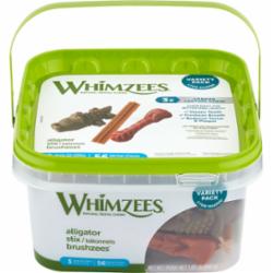 Whimzees Variety Pack Dental Dog Chews - Small - 56 Count Pail  