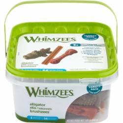 Whimzees Variety Pack Dental Dog Chews - Small - 56 Count Pail
