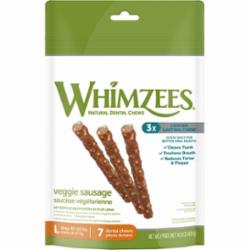 Whimzees Vegetables and Sausage Dental Dog Chews - Large - 14.8 Oz  