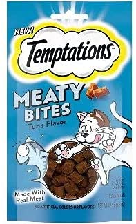 Whiskas Temptations Meaty Bites Tuna Soft and Chewy Cat Treats - 1.5 oz