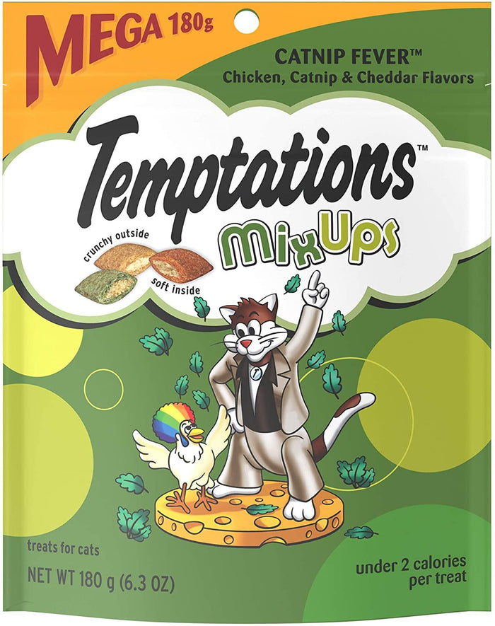 Whiskas Temptations MixUps Catnip Fever Soft and Crunchy Cat Treats - 6.35 oz