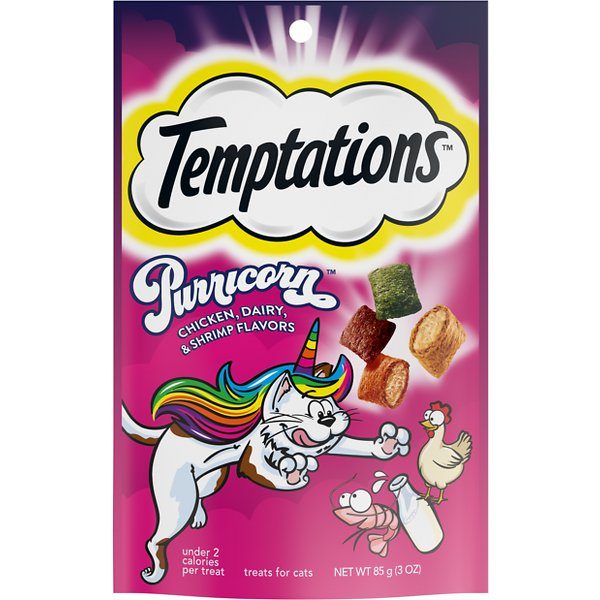 Whiskas Temptations MixUps Purricorn Soft and Crunchy Cat Treats - 2.47 oz  