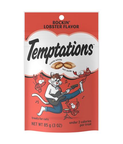 Whiskas Temptations Rockin Lobster Soft and Crunchy Cat Treats - 16 oz  