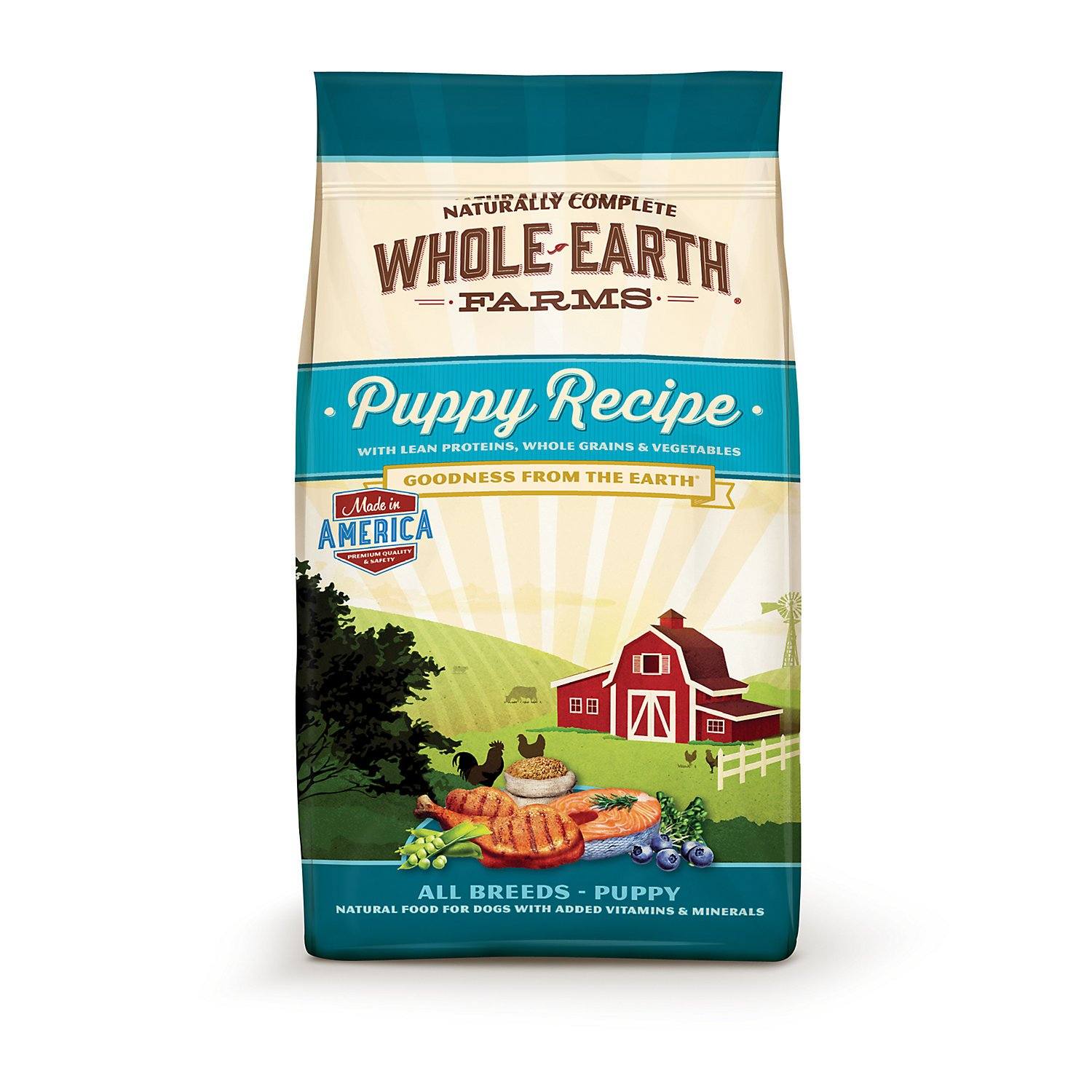 Whole Earth Farms Grain-Free Healthy Puppy Dry Dog Food - 25 lb Bag  