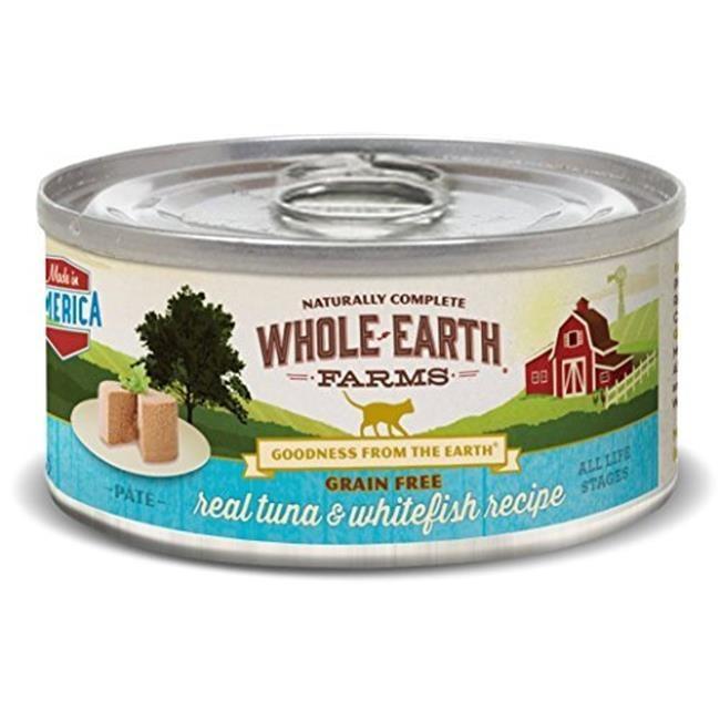 Whole Earth Farms Grain-Free Whitefish & Tuna Dry Cat Food - 10 lb Bag  