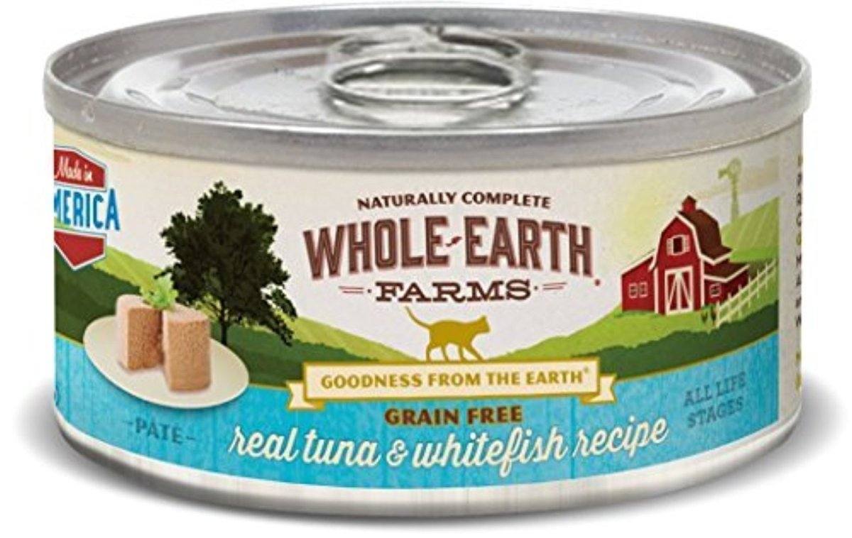 Whole Earth Farms Grain-Free Whitefish & Tuna Dry Cat Food - 2.5 lb Bag  