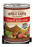 Whole Earth Farms Grian Free Hearty Beef Stew Canned Dog Food - 12.7 oz Cans - Case of 12  