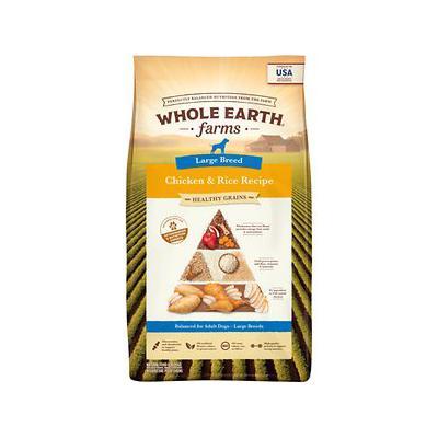 Whole Earth Farms Healthy Grains Large Breed Chicken & Rice Dry Dog Food - 12 lb Bag