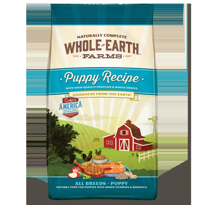 Whole Earth Farms Healthy Grains Puppy Chicken & Rice Dry Dog Food - 12 lb Bag