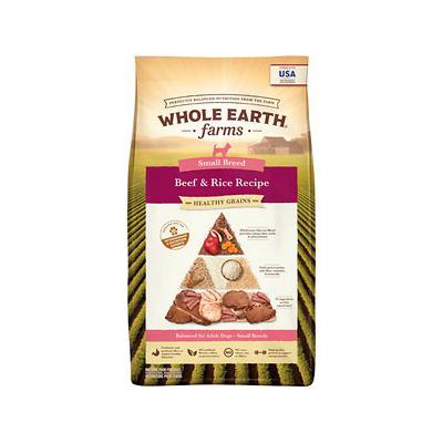 Whole Earth Farms Healthy Grains Small Breed Beef & Rice Dry Dog Food - 12 lb Bag