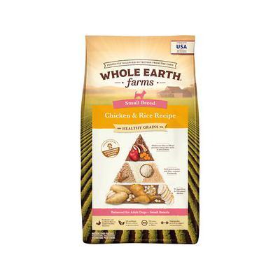 Whole Earth Farms Healthy Grains Small Breed Chicken & Rice Dry Dog Food - 4 lb Bag  