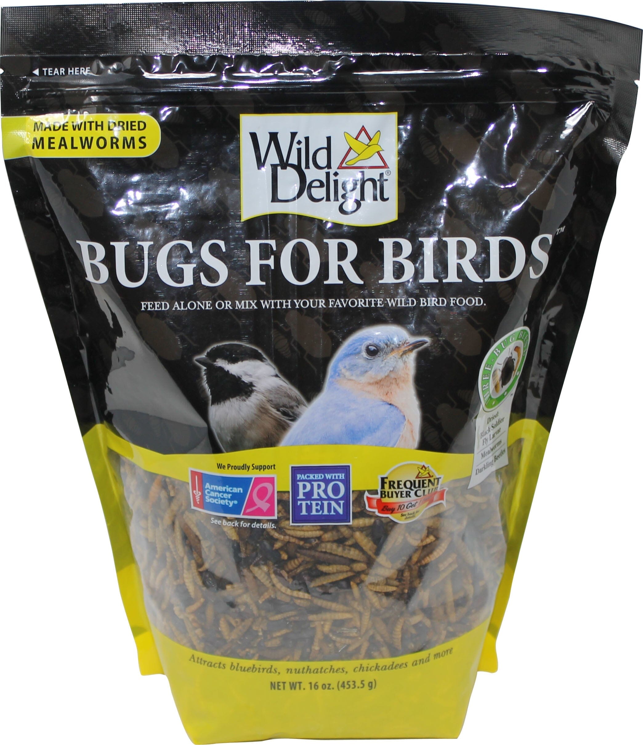 Wild Delight Advanced Bugs for Birds Wild Bird Food - 16 Oz  