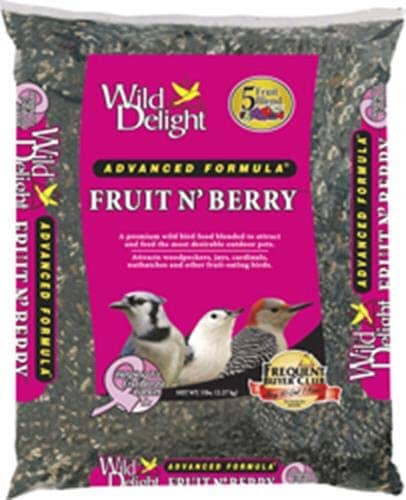 Wild Delight Advanced Fruit N' Berry Wild Bird Food Seed Mix - 5 Lbs  