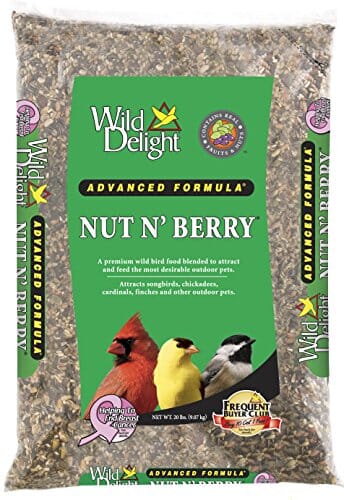 Wild Delight Advanced Nut N' Berry Wild Bird Food Seed Mix - 20 Lbs  