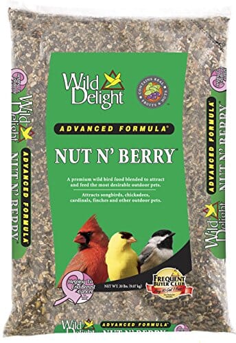 Wild Delight Advanced Nut N' Berry Wild Bird Food Seed Mix - 20 Lbs
