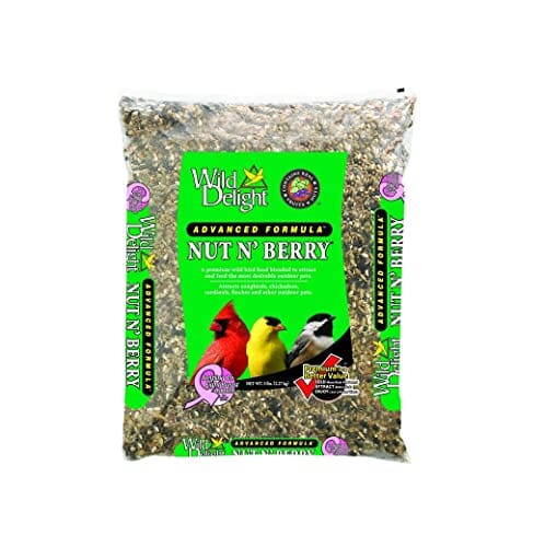 Wild Delight Advanced Nut N' Berry Wild Bird Food Seed Mix - 5 Lbs  