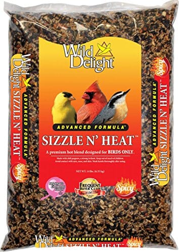 Wild Delight Advanced Sizzle N' Heat Wild Bird Food Seed Mix - 14 Lbs  