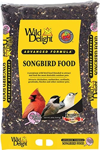 Wild Delight Advanced Songbird Food Wild Bird Food Seed Mix - 20 Lbs  