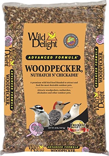 Wild Delight Woodpecker Nuthatch N Chickadee Wild Bird Food - 20 Lbs  