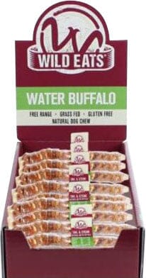 Wild Eats Bully Tail Natural Dog Chews - Buffalo - 11 In - 14 Count
