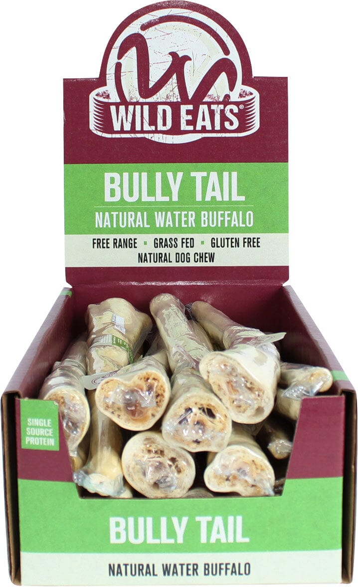 Wild Eats Wild Eats Water Buffalo Tails Natural Dog Chews - Buffalo - 18 Count  