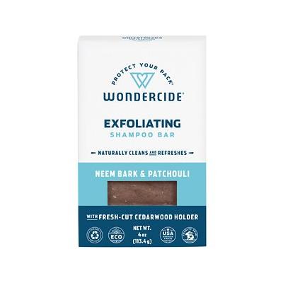 Wondercide All-Natural Exfoliating Neem Bark Cat and Dog Shampoo Bar - 4 oz Bar  