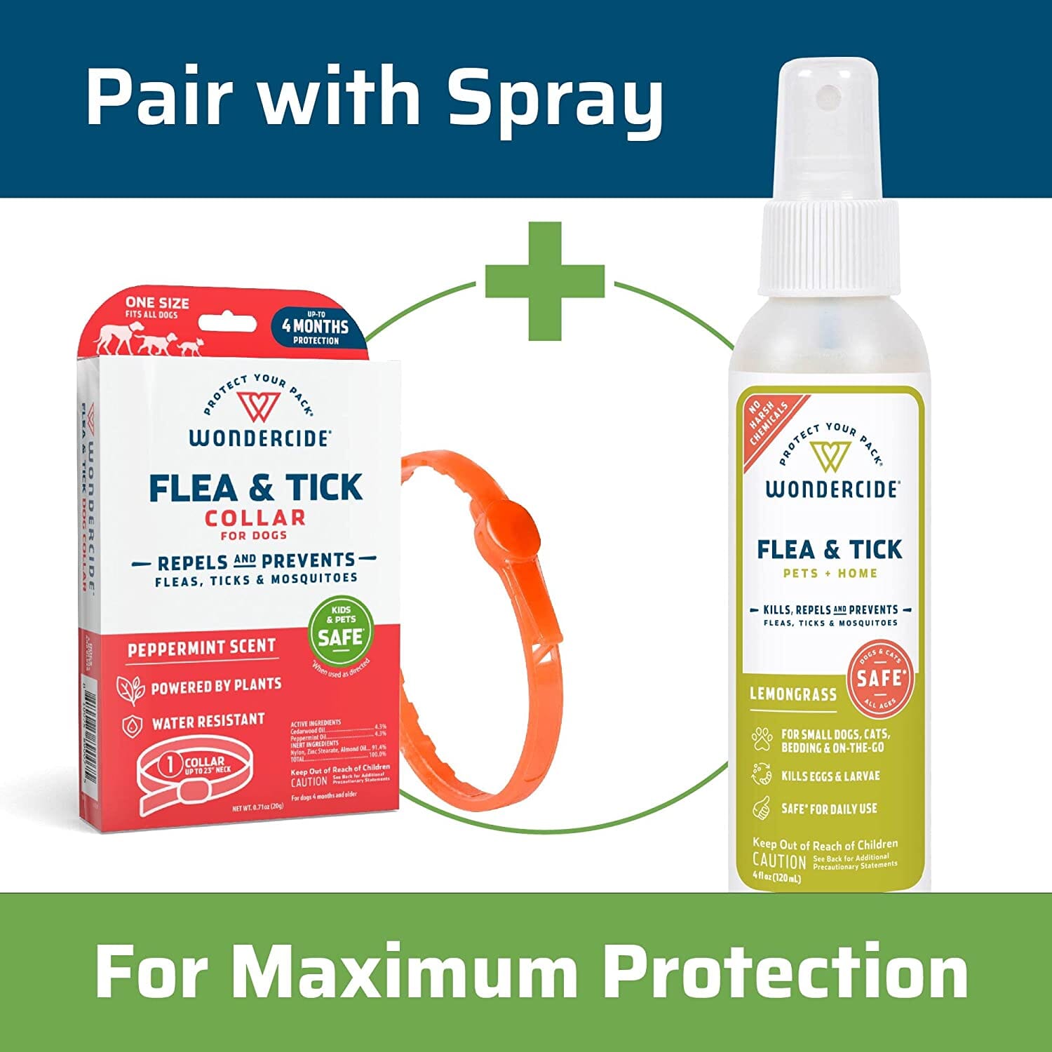 Wondercide Flea & Tick Collar for Cats - Peppermint  