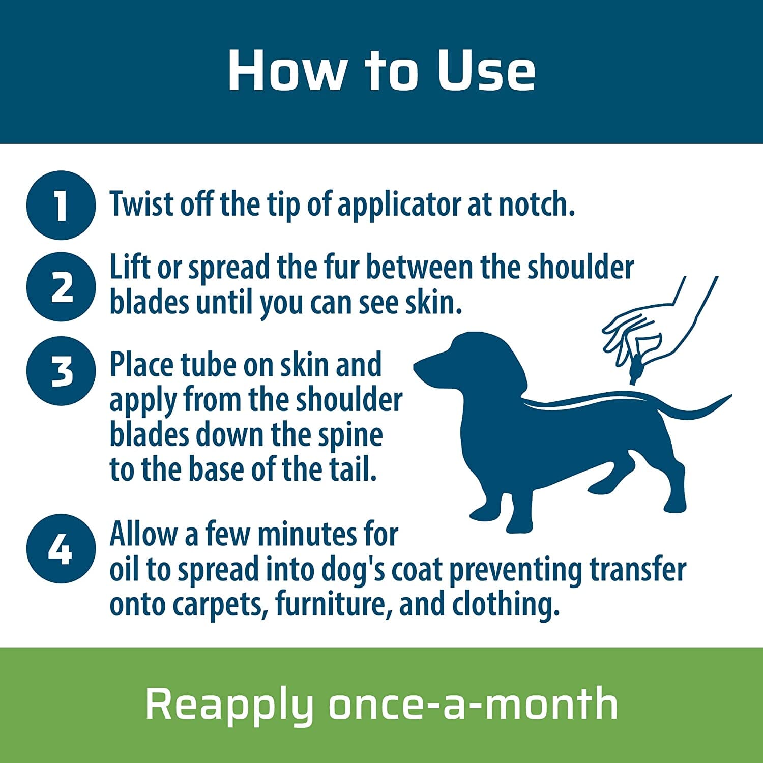 Wondercide Flea & Tick Spot On spray for Large Dogs - Peppermint  