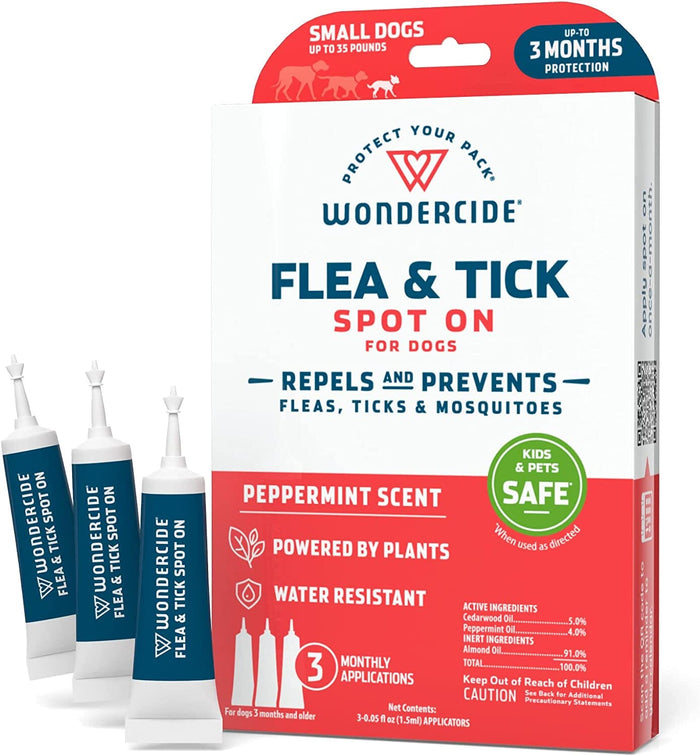 Wondercide Flea & Tick Spot On Spray for Small Dogs - Peppermint