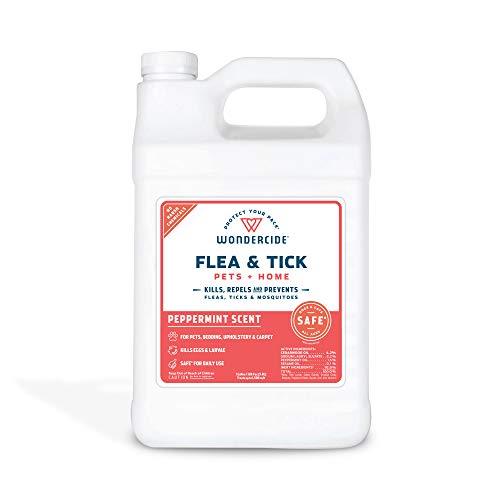 Wondercide Mosquito Flea and Tick Spray for Pets and Home - Peppermint - 128 oz Bottle  